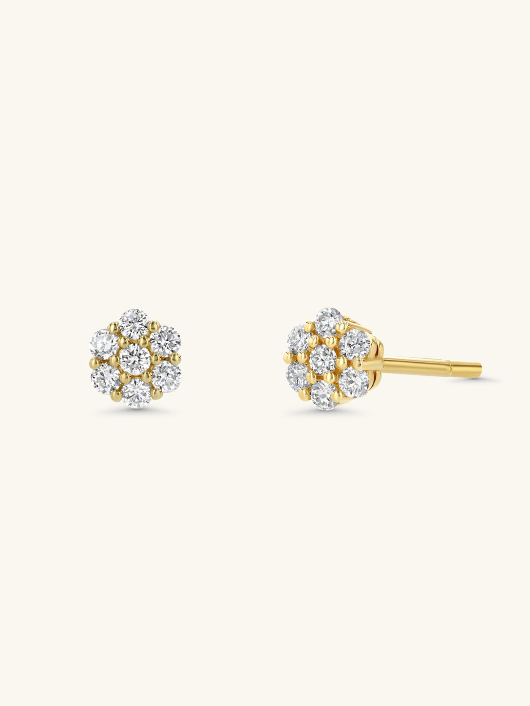 Sunflower Earrings, Small Model