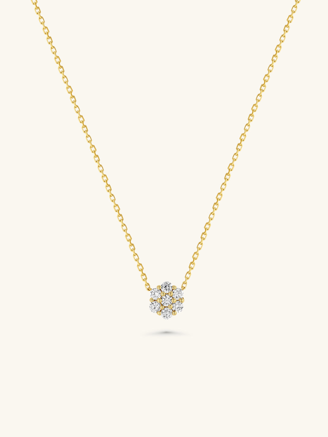 Sunflower Necklace, Medium Model
