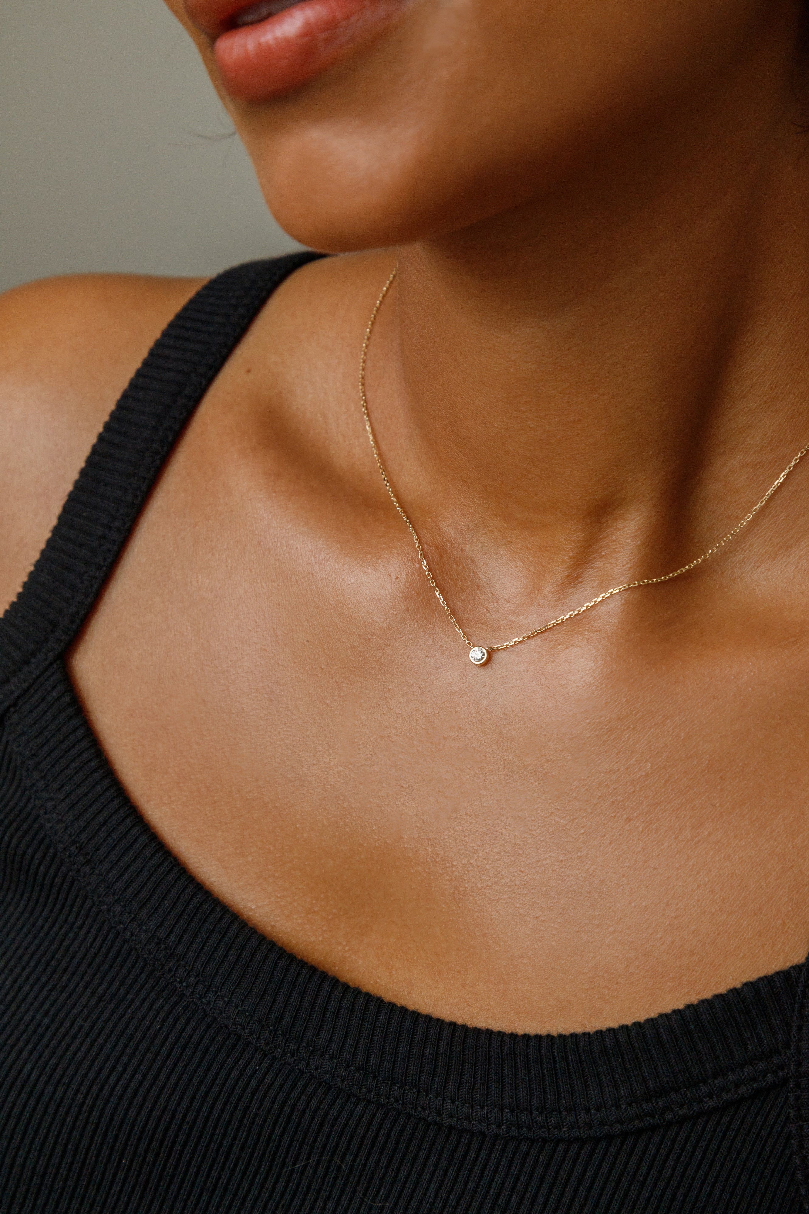 Bezel Necklace